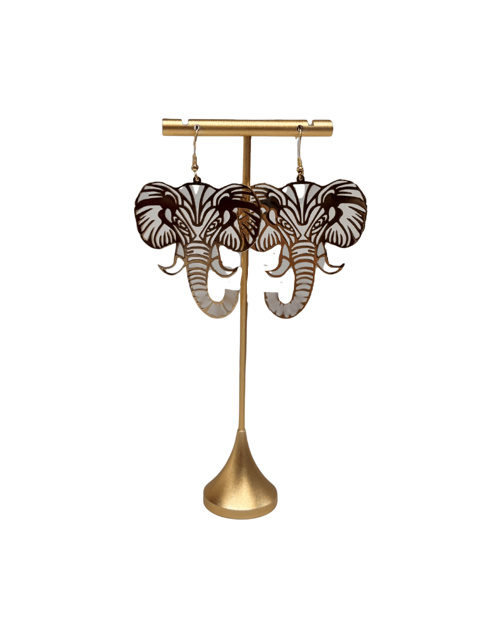 Elephant Face Earrings