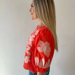 Embroidered Detail Top