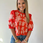 Embroidered Detail Top