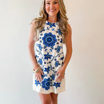 Embroidered Detailed Dress - Cream