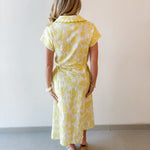 Embroidered Scalloped Dress