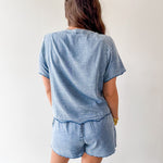 Embroidered Shirt & Short Set
