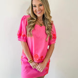 Embroidered Square Top & Skirt Set