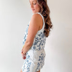 Embroidered Vest & Skort Set - Acid