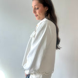 Embroidered Yoke Washed Jacket