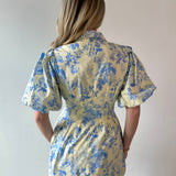 Emily Floral Puff Dress