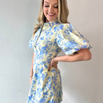 Emily Floral Puff Dress