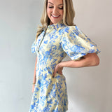 Emily Floral Puff Dress