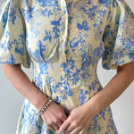 Emily Floral Puff Dress