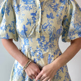 Emily Floral Puff Dress