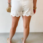 Emma Scalloped Shorts