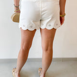 Emma Scalloped Shorts