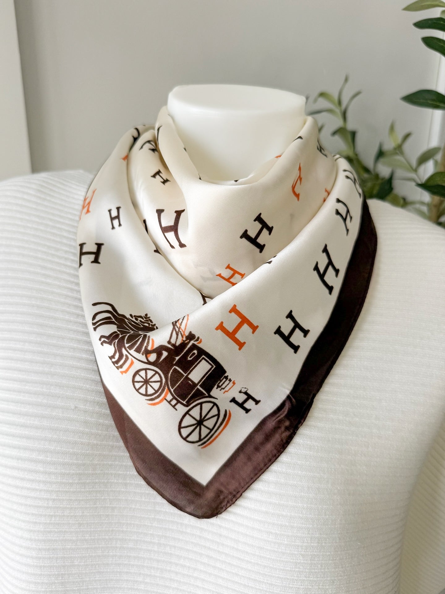 Esquestrian Chain Print Scarf