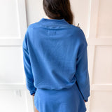 Everfleece Rib Top & Skort Set- Azure