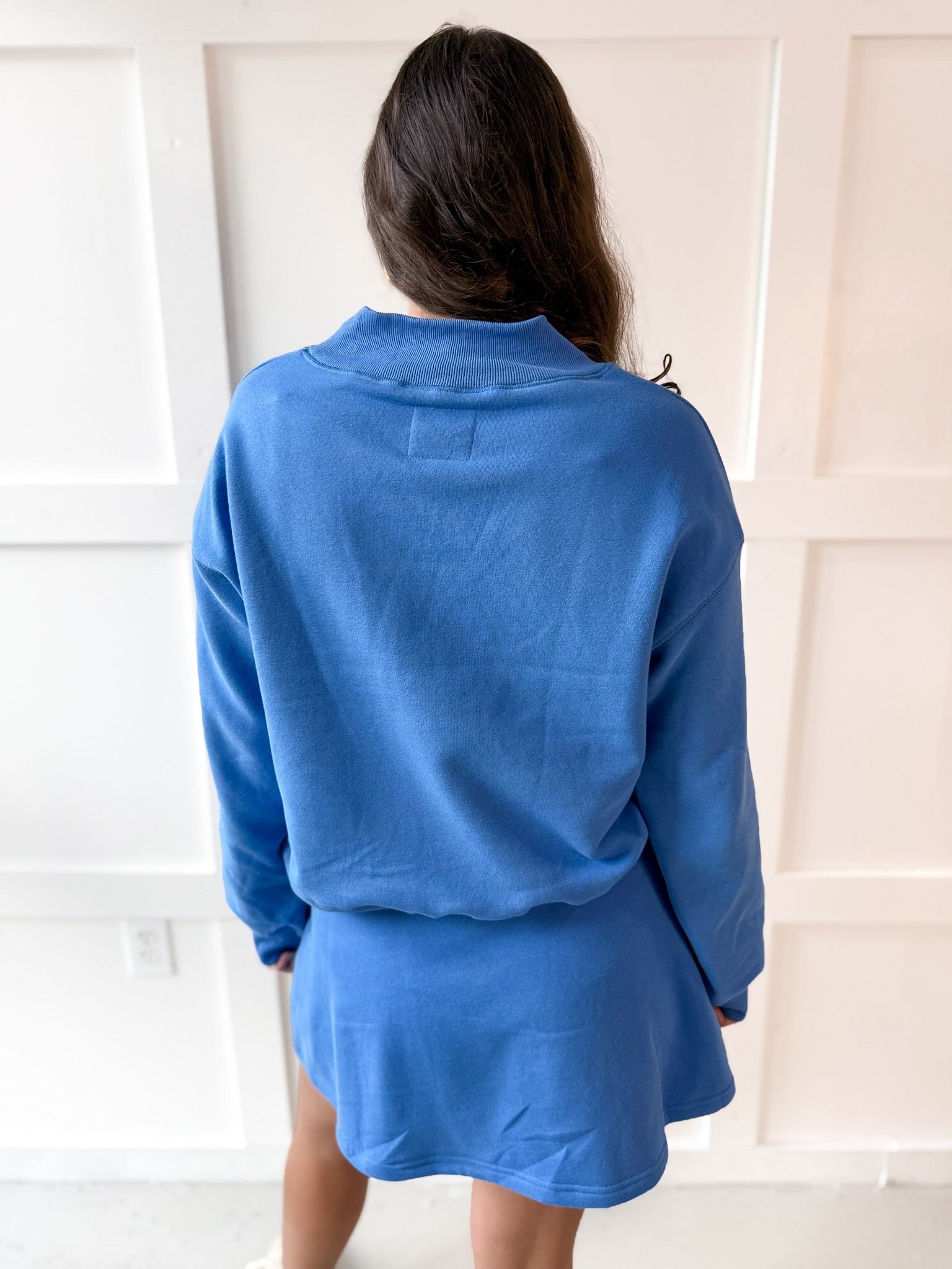 Everfleece Rib Top & Skort Set- Azure