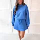 Everfleece Rib Top & Skort Set- Azure