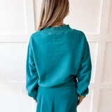 Everfleece Rib Top & Skort Set- Turquoise