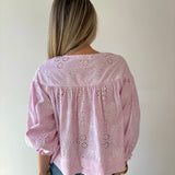 Eyelet Embroidered Blouse