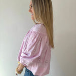 Eyelet Embroidered Blouse