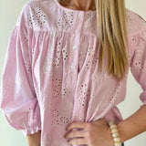 Eyelet Embroidered Blouse