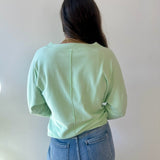Fine Knit Center Seam Top