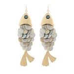 Fish Drop Earrings