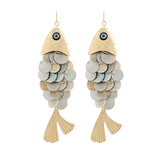 Fish Drop Earrings