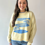 Fish & Lemon Knit Sweater