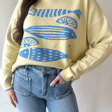 Fish & Lemon Knit Sweater