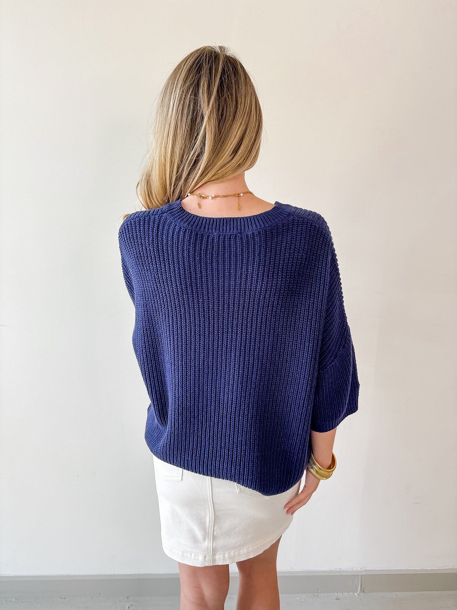 Flag Print Knit Sweater