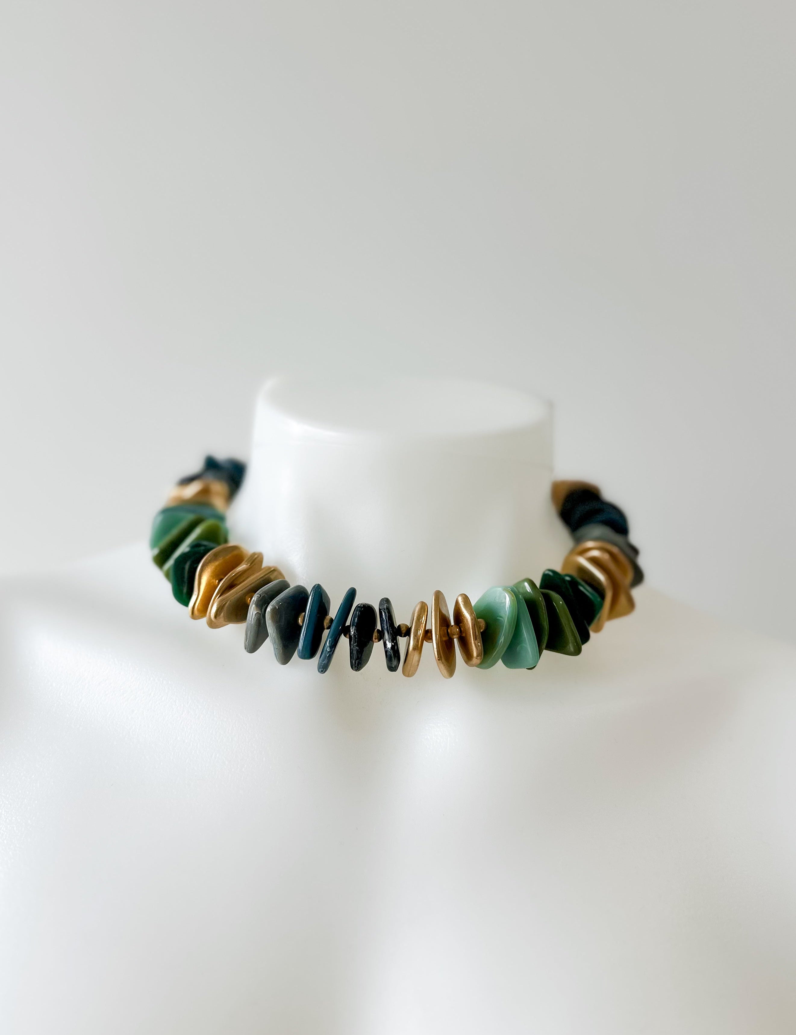 Flat Bead Necklace