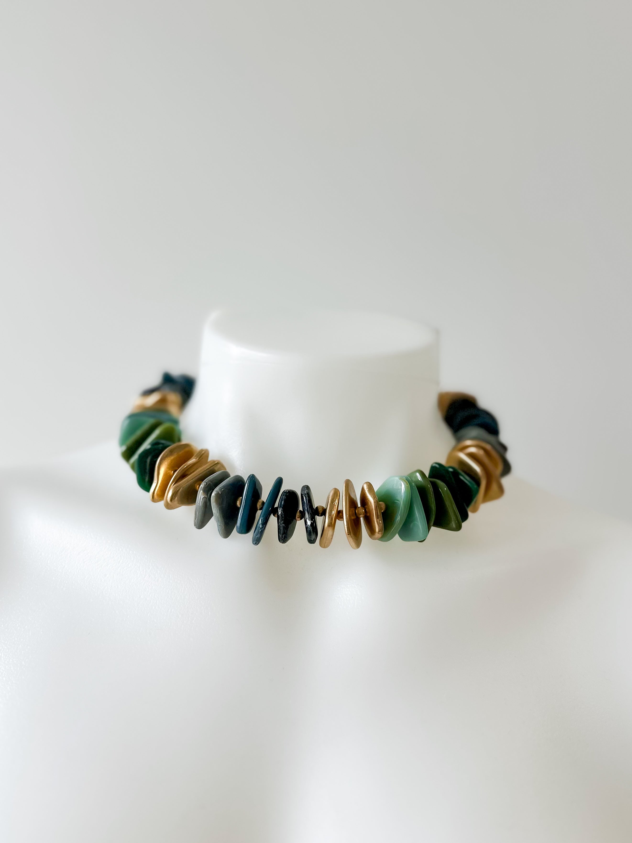 Flat Bead Necklace