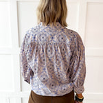 Floral Abstract Print Top