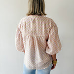 Floral Block Tencel Top