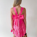 Floral Eyelet Bow Dress