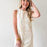 Floral Lace Shift Dress