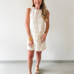 Floral Lace Shift Dress