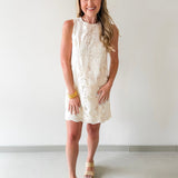 Floral Lace Shift Dress