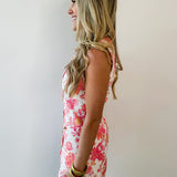 Floral Print Button Dress