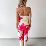 Floral Print Cami Top & Pant Set