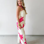 Floral Print Cami Top & Pant Set