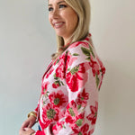 Floral Print Cardigan