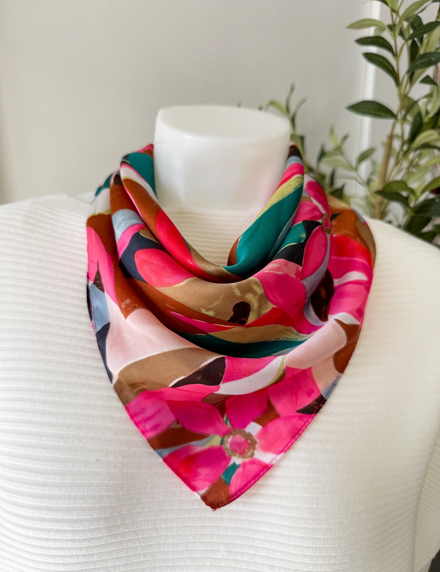Floral Print Scarf