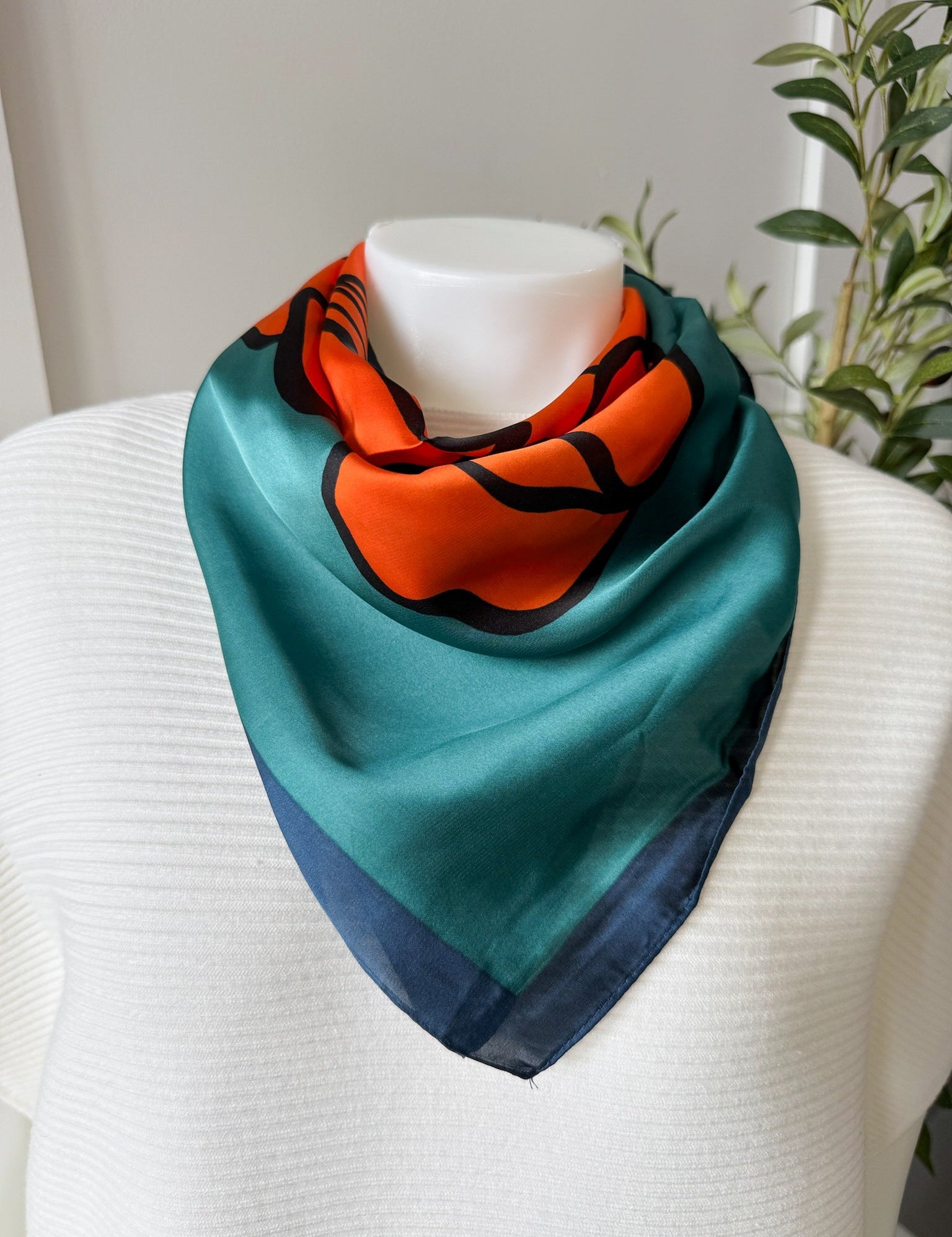 Floral Print Scarf