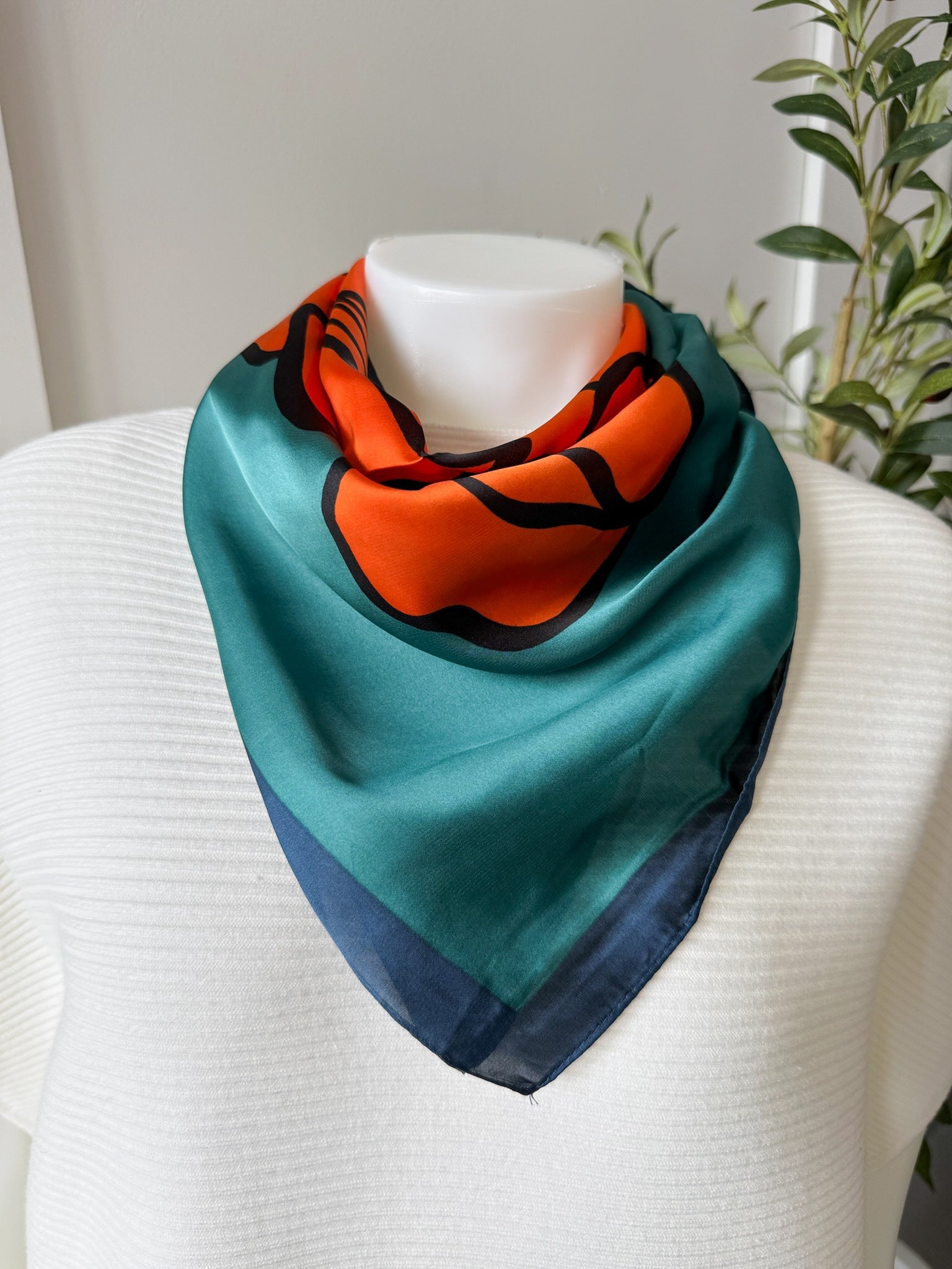 Floral Print Scarf