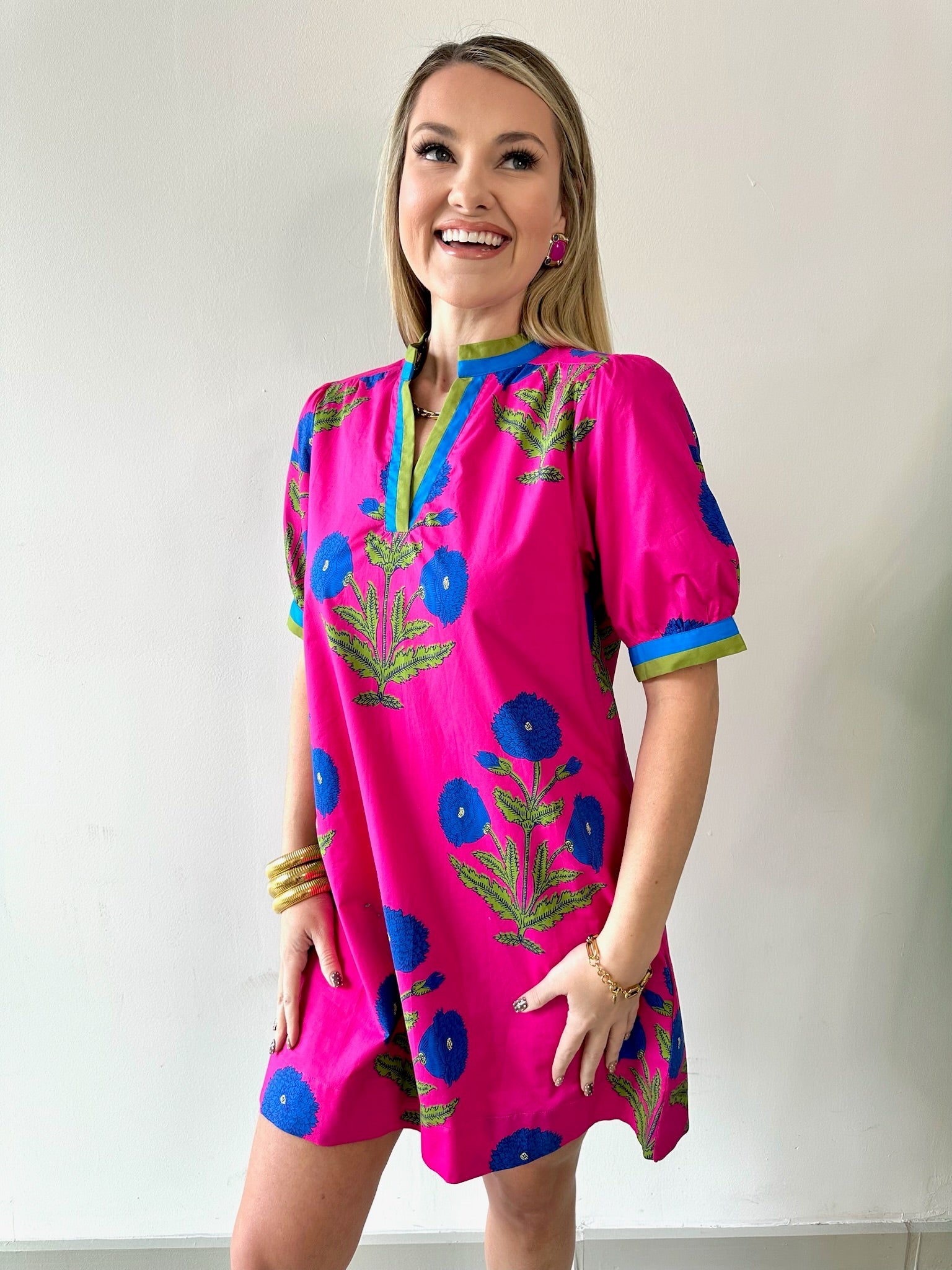 Floral Print Shift Dress