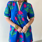 Floral Print Shift Dress