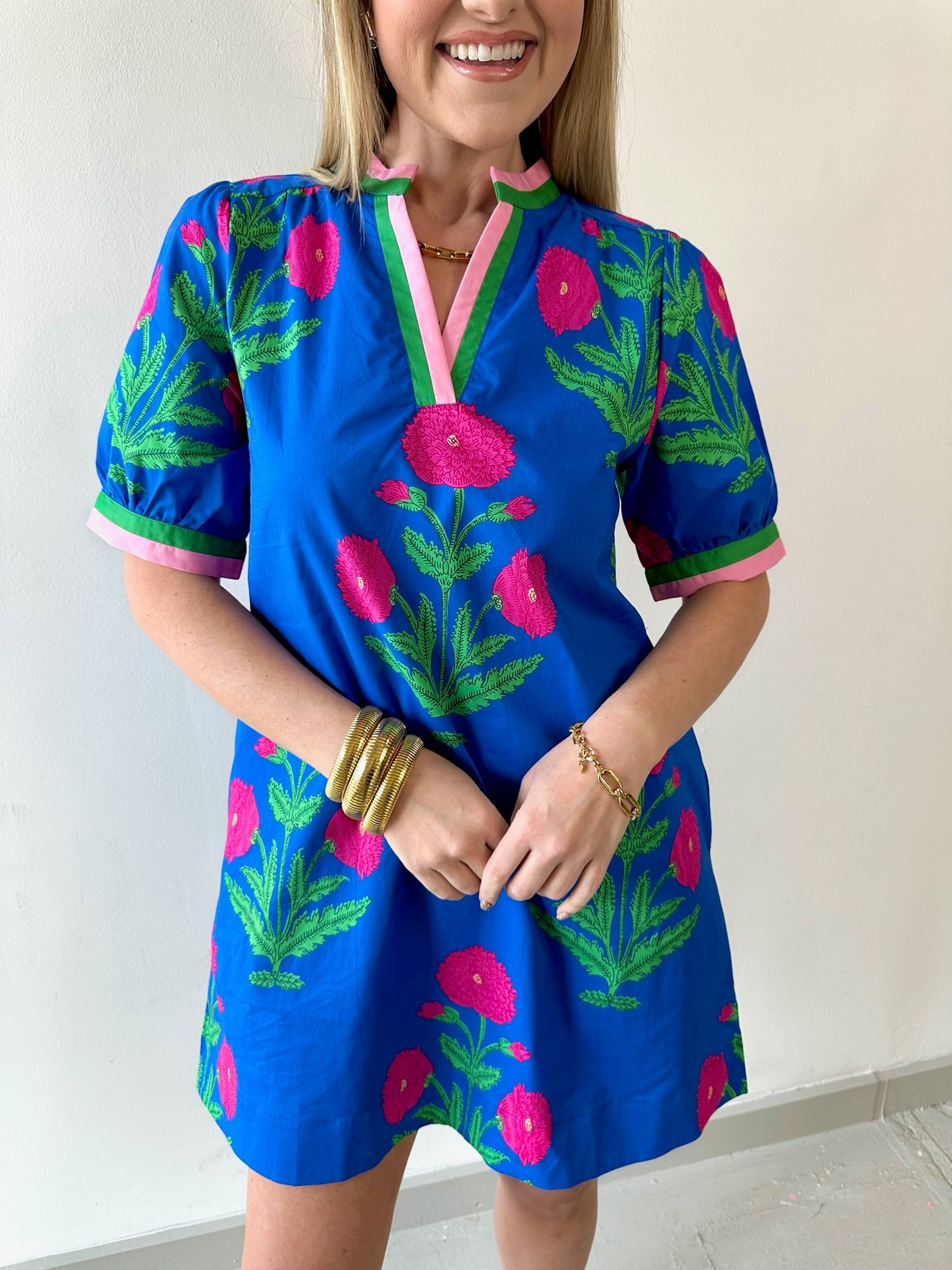 Floral Print Shift Dress