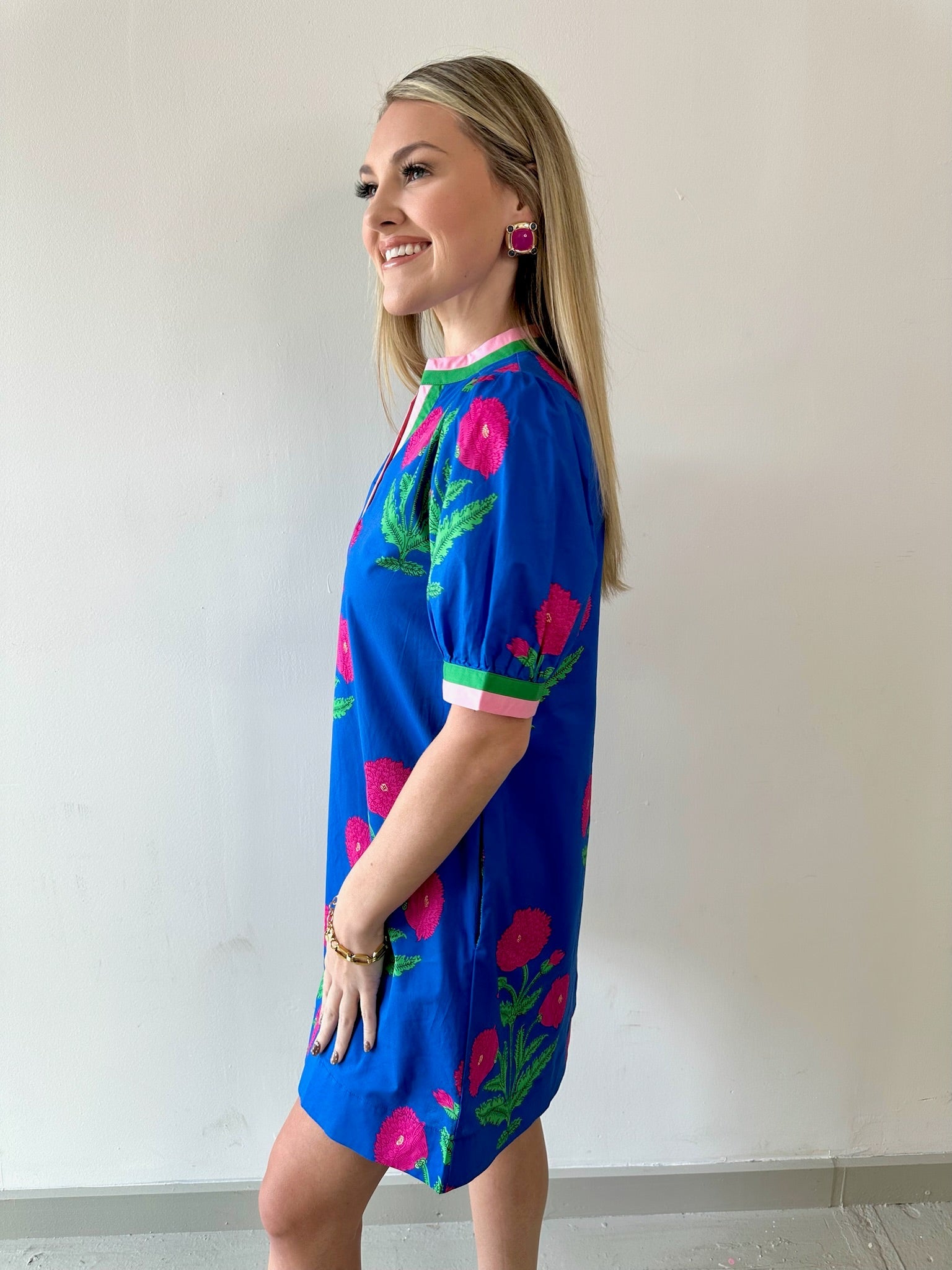 Floral Print Shift Dress