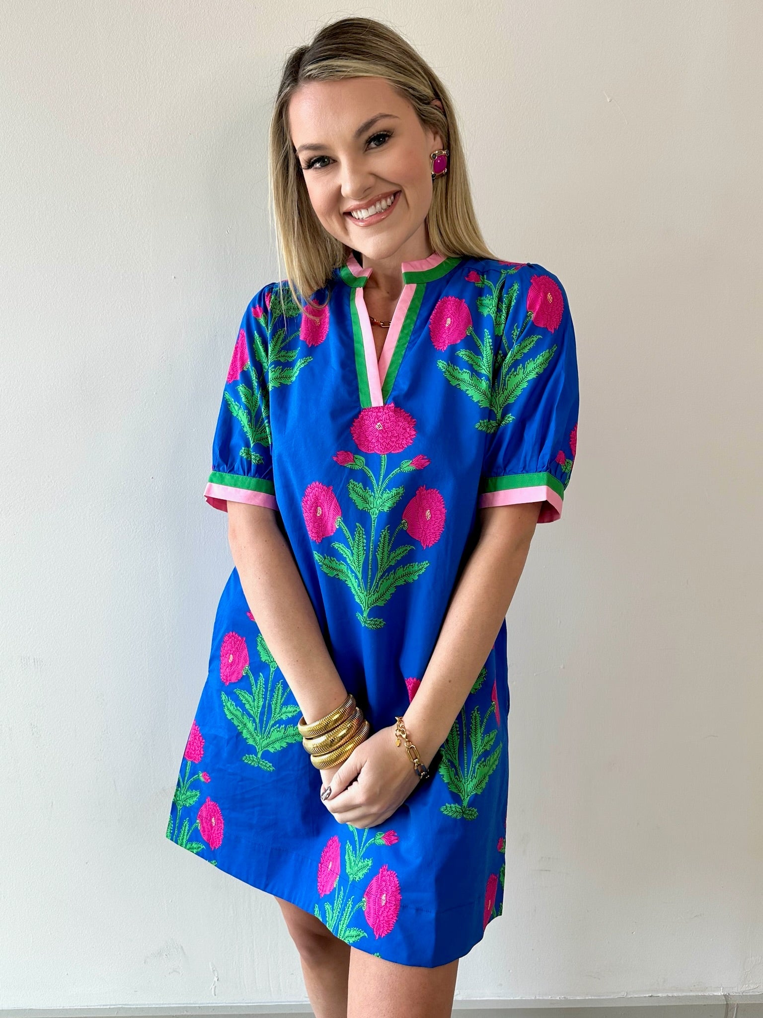 Floral Print Shift Dress